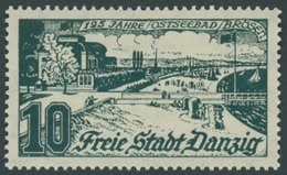 FREIE STADT DANZIG 259a **, 1935, 10 Pf. Schwarzopalgrün, Postfrisch, Pracht, Mi. 90.- - Sonstige & Ohne Zuordnung