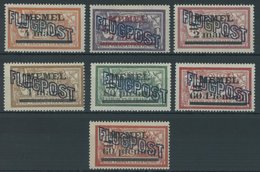 MEMELGEBIET 40-46 *, 1921, Flugpost, Falzrest, Prachtsatz, Mi. 65.- - Memelgebiet 1923