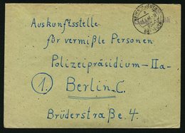 ALL. BES. GEBÜHR BEZAHLT HEINERSREUTH über BAYREUTH, 21.5.46, Violetter L1 Gebühr Bezahlt, Prachtbrief - Sonstige & Ohne Zuordnung