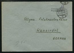 ALL. BES. GEBÜHR BEZAHLT RÖSLAU, 2.1.46, Kleiner L2 Gebühr Bezahlt, Auf Brief, Pracht - Sonstige & Ohne Zuordnung