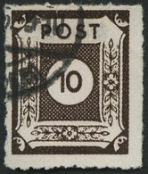 OST-SACHSEN 45L O, 1945, 10 Pf. Seiffen, Falzhelle Stelle, Pracht, R!, Kurzbefund Kunz, Mi. 1500.- - Other & Unclassified