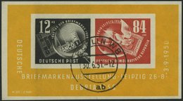 DDR Bl. 7 O, 1950, Block Debria, Tagesstempel, Pracht, Mi. 170.- - Sonstige & Ohne Zuordnung