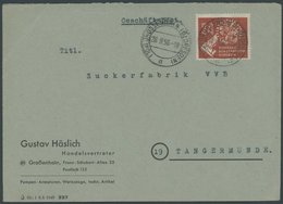 DDR 275 BRIEF, 1950, 24 Pf. Volkswahlen, Portogerechter Bedarfsbrief Vom Ersttag!, Pracht, R! - Autres & Non Classés