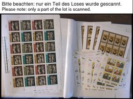 LOTS **, Postfrisches Händlerlager DDR Von 1962-90 In 6 Schaubek Einsteckbüchern, Ab 1971 Meist 6-10x Vorhanden, Dabei Z - Andere & Zonder Classificatie