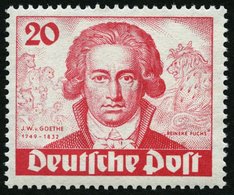 BERLIN 62 **, 1949, 20 Pf. Goethe, Pracht, Mi. 150.- - Sonstige & Ohne Zuordnung