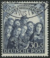 BERLIN 73 O, 1950, 30 Pf. Philharmonie, Pracht, Mi. 90.- - Otros & Sin Clasificación