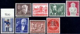 BERLIN 115-20,124/5 **, 1954, 8 Verschiedene Prachtwerte, Mi. 75.50 - Altri & Non Classificati