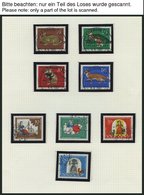 SAMMLUNGEN O, 1967-79, Kompletter Sammlungsteil, Meist Von Der Versandstelle Gestempelt, Prachterhaltung - Autres & Non Classés