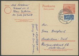 GANZSACHEN P 6 BRIEF, 1955, 20 Pf. Technische Hochschule, Prachtkarte Nach Amsterdam - Sonstige & Ohne Zuordnung