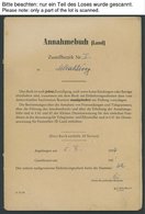 1954, Annahmebuch (Land), Zustellbezirk I In Schalding, 32 Seiten Komplett, Die Gebühr Wurde Meist Mit 15 Pf. Posthornma - Other & Unclassified