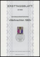 ERSTTAGSBLÄTTER 1162-96 BrfStk, 1983, Kompletter Jahrgang, ETB 1 - 25/83, Pracht - Autres & Non Classés