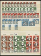 ENGROS 243-46 **, 1956, Kinderpflege, 16 Postfrische Prachtsätze, Mi. 320.- - Neufs