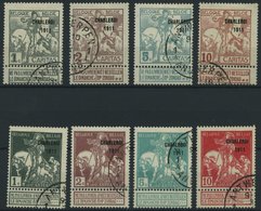 BELGIEN 81-88III O, 1911, Nationalfond, Prachtsatz, Mi. 75.- - Autres & Non Classés