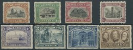 BELGIEN 121-28 *, 1915, Ansichten, Falzrest, Prachtsatz, Mi. 480.- - Otros & Sin Clasificación