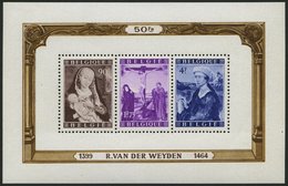 BELGIEN Bl. 21/2 **, 1949, Blockpaar Gemälde, Minimale Anhaftung Im Rand Sonst Pracht, Mi. 320.- - Otros & Sin Clasificación