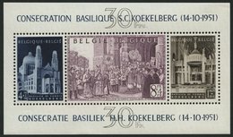 BELGIEN Bl. 24 *, 1952, Block Kardinal Van Roey, Falzrest Im Rand, Marken Postfrisch, Pracht - Altri & Non Classificati
