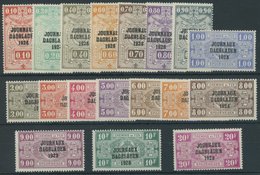 ZEITUNGSPAKETMARKEN Z 1-19 **, 1928, JOURNAUX DAGBLADEN 1928, Nur Eine 1 Fr. Marke, Postfrisch, 18 Prachtwerte, Mi. 340. - Journaux [JO]