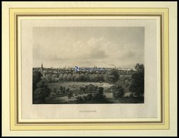 KOPENHAGEN, Gesamtansicht Aus Der Ferne, Stahlstich Von B.I. Um 1860 - Lithographies