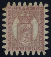 FINNLAND 5Cz *, 1874, 5 P. Braunlila, Alle Zungen, Falzreste, Teils Fleckig Sonst Pracht, Mi. 550.- - Other & Unclassified