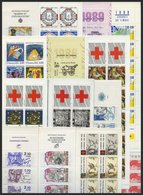 ZUSAMMENDRUCKE A. MH 1-20 **, 1984-90, 15 Verschiedene Postfrische Markenheftchen, Pracht, Mi. 180.- - Altri & Non Classificati