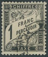 1882, 1 Fr. Schwarz, Pracht, Mi. 450.- -> Automatically Generated Translation: 1882, 1 Fr. Black, Superb, Michel 450.- - Postage Due