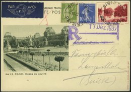 GANZSACHEN P 58 BRIEF, 1937, 90 C. Grand Lac Du Bois Ganzsachenkarte Mit 10 Und 75 C. Zusatzfrankatur (Mi.Nr. 271 Und 27 - Autres & Non Classés