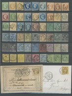 LOTS O,Brief , 1853-1898, Lot Von 54 Werten Und 2 Belegen In Unterschiedlicher Erhaltung - Collections