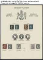 SAMMLUNGEN, LOTS O, Gestempelte Sammlung Großbritannien Von 1840-1950 Auf Schaubekseiten Mit Guten Mittleren Ausgaben, E - Collections