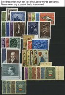 SAMMLUNGEN, LOTS **, 1954-99, Postfrische Partie Verschiedener Kompletter Ausgaben, Pracht, Mi. Ca. 450.- - Collections