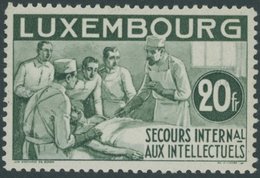 LUXEMBURG 280 **, 1935, 20 Fr. Intellektuelle, Postfrisch, Pracht, Gepr. Bühler, Mi. 500.- - Autres & Non Classés