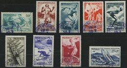 MONACO 339-47 O, 1948, Olympische Sommerspiele, Prachtsatz, Mi. 85.- - Autres & Non Classés