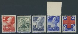 NIEDERLANDE 196-200 **, 1927, Rotes Kreuz, Postfrischer Prachtsatz, Mi. 70.- - Netherlands