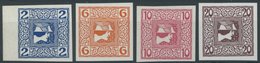 ÖSTERREICH 1867-1918 157-60x **, 1908, Zeitungsmarken, Gestrichenes Papier, Postfrischer Prachtsatz, Mi. 70.- - Used Stamps