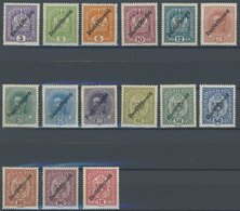 ÖSTERREICH 1918-1938 228-42 **, 1918, Freimarken, Postfrischer Prachtsatz, Mi. 70.- - Sonstige & Ohne Zuordnung