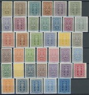 ÖSTERREICH 1918-1938 360-97 **, 1922, Freimarken, Postfrischer Prachtsatz (38 Werte), Mi. 240.- - Otros & Sin Clasificación