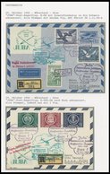 1950-98, Sammlung Mit 76 Belegen Segelflug Und Verwandte Sportarten, Mit Ausländischen Zuleitungen Aus 9 Ländern, Ganzsa - Sonstige & Ohne Zuordnung