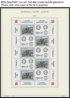 SAMMLUNGEN KB **, 2002-12, 57 Verschiedene Kleinbogen Im Schaubek Falzlosalbum, Prachterhaltung, Nominale EUR 460.- - Collezioni