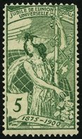 SCHWEIZ BUNDESPOST 71I **, 1900, 5 C. UPU, Platte I, Normale Zähnung, Pracht - Autres & Non Classés