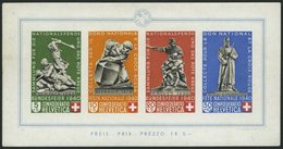 SCHWEIZ BUNDESPOST Bl. 5 (*), 1940, Block Pro Patria, Gummi Nicht Original - Altri & Non Classificati