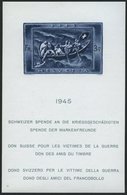 SCHWEIZ BUNDESPOST Bl. 11 **, 1945, Block Kriegsgeschädigte, Pracht, Mi. 220.- - Altri & Non Classificati