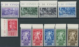 ITALIENISCH-ERITREA 166-70,175-79 **, 1930, Francesco Ferrucci Und Ackerbaugesellschaft, Postfrisch, 2 Prachtsätze - Eritrea