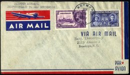 KANADA - NEUFUNDLAND 28.6.1939, PAA-Erstflug BOTWOOD-SHEDIAC Mit Yankee-Clipper Geflogen, Pracht, Müller 34 - Poste Aérienne