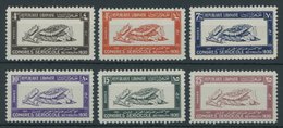 LIBANON 159-64 **, 1930, Seidenraupenzüchter, Postfrischer Prachtsatz - Liban
