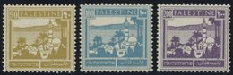 PALÄSTINA 68-70 **, 1927, 90 - 200 M. Landesansichten, 3 Postfrische Prachtwerte - Palestina
