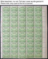 USA 390-99 **, Scott 785-94, 1936/7, Land Und Seestreitkräfte Im Bogensatz (50) Mit Plattennummer, Pracht - Oblitérés