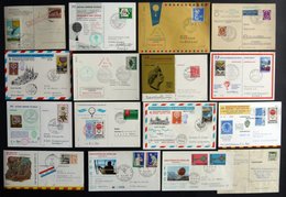 1946-84, Nachkriegs-Ballonpost, 24 Verschiedene Belege Aus 9 Ländern Mit Besonderen Frankaturen, Fast Nur Prachterhaltun - Collections