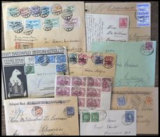 SLG., LOTS DEUTSCHLAND 1895-1926, Brieflot Von 10 Interessanten Belegen, Feinst/Pracht - Verzamelingen