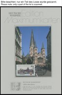 SLG., LOTS DEUTSCHLAND 1989, 49 Verschiedene Maximumkarten Bundesrepublik Und Berlin Im Spezialalbum Der Firma Krüger, P - Colecciones