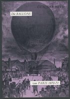 PHIL. LITERATUR Die Ballons Von Paris 1870-71, 1970, Gunther Heyd, 55 Seiten, Mit Einigen Abbildungen - Filatelia E Storia Postale