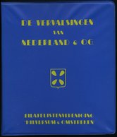 PHIL. LITERATUR De Vervalsingen Van Nederland & Co. - Indië, Ned. Nieuw-Guinea, Curaçao, Suriname, 1978, P.F.A. Van De L - Philatelie Und Postgeschichte